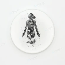 Акварельный черный белый Мститель Бесконечная война супергерой Бэтмен поп фильм керамическая подставка подарок для мальчика чашки кухонные аксессуары коврик