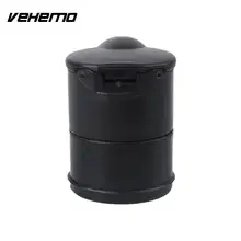 Vehemo пепельница для автомобиля светодиодный отжимной аккумулятор PBT цилиндрический синий свет