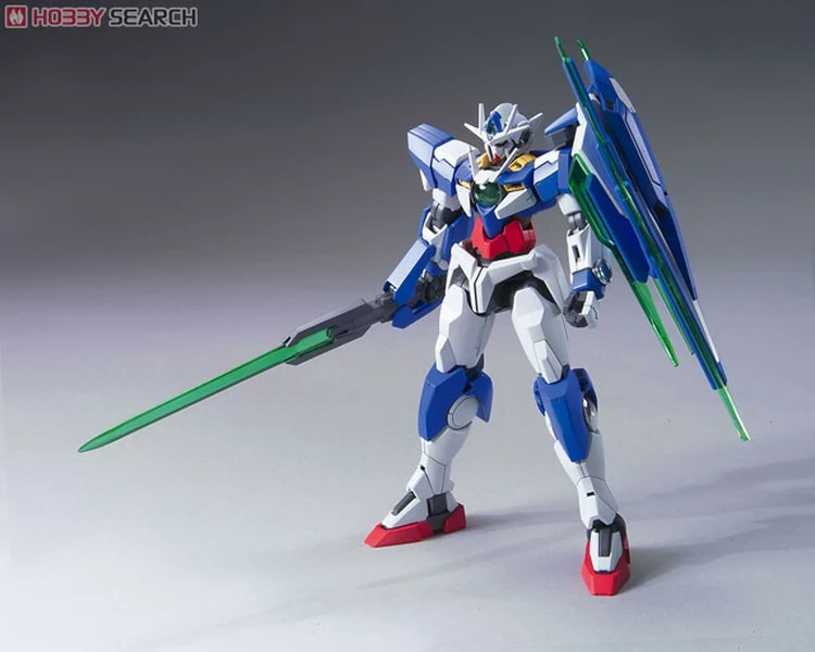 Модель Gundam HG 1/144 GN-001 EXIA 00Q GUNDAM готовая спортивная сумка ONE THUNDERBOLT бронежилет распакованный мобильный костюм детские игрушки