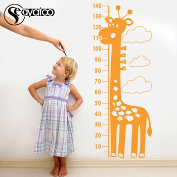 

Kids Chalkboard Giraffe Height Growth Chart Measure Vinyl Wall Sticker Decal Nursery Baby Room Stickers 40x110cm