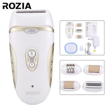 Для женщин Эпилятор прибор для удаления мозолей Беспроводная Бритва триммер для удаления волос для бикини телом удаление с лица