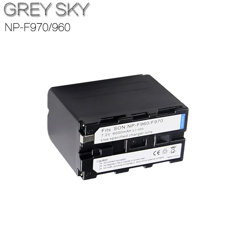 NP-F960 NP-F970 ПСН 960 970 950 NPF960 NPF970 Батарея+ стены Зарядное устройство для sony PLM-100 CCD-TRV35 MVC-FD91 MC1500C L10 - Color: 1 battery