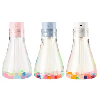

1PC Wish Bottle Humidifier with 500mL Water Tank Device Facial Thermal Sprayer Skin Care Tool Mist Humidifier With USB line
