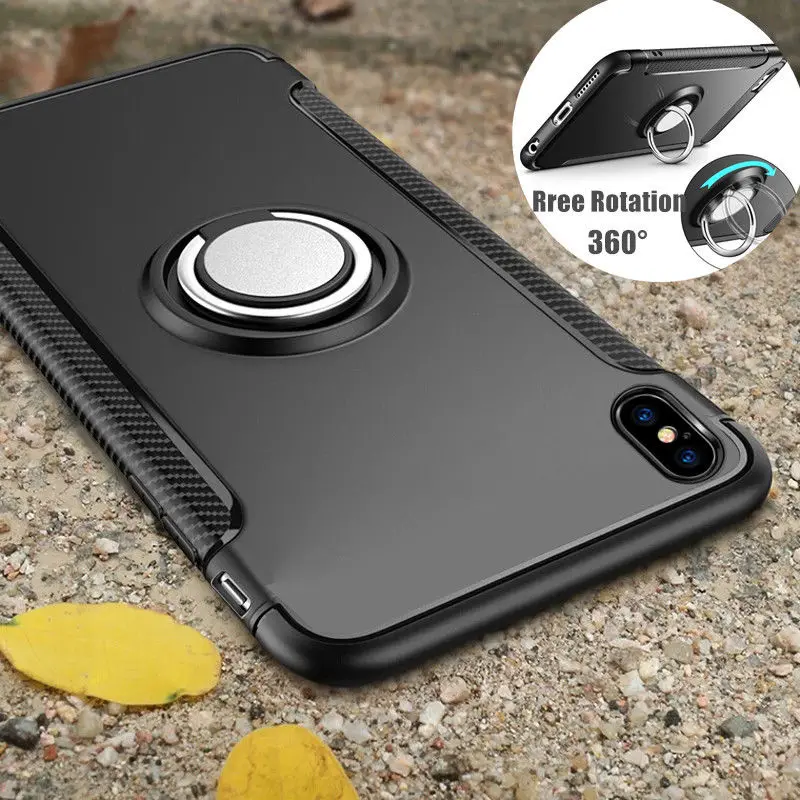 Защитный чехол для iPhone 8 7 6 6S Plus комбинированный резиновый противоударный iphone X S XS
