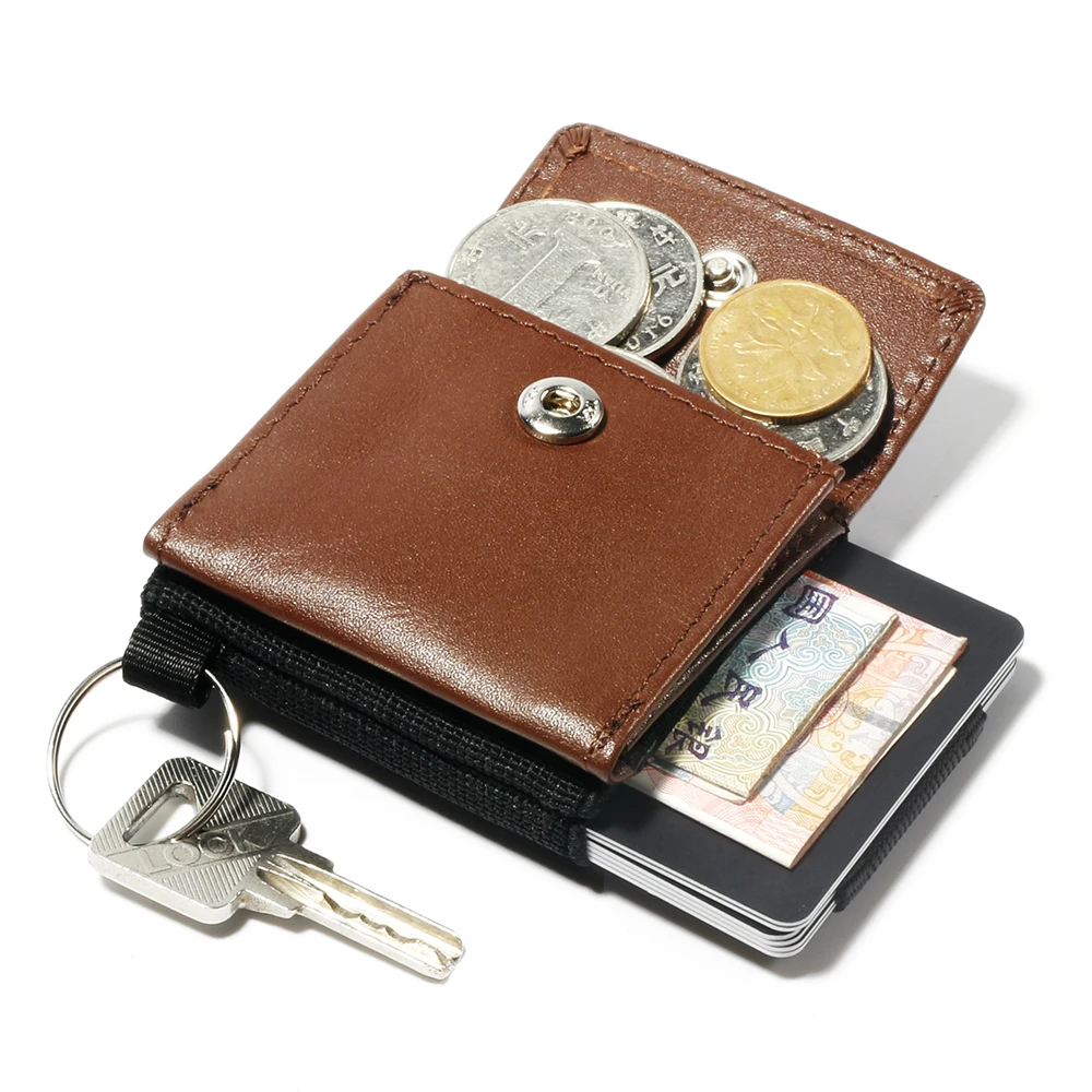Business Card Case Box Holder Protector Vintage Male Pu Leather Wallet Exquisite Magnetic Attractive Man | Багаж и сумки