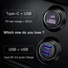 Baseus 30W Car Quick Charger 4.0 3.0 USB Charge For Iphone X XS Max SCP USB Type C PD 3.0 Fast Charging Car Phone Charger ► Photo 2/6