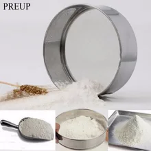 PREUP Новые поступления Высококачественная сито для муки из нержавеющей стали сито для просеивания сита сито кухонные инструменты для выпечки