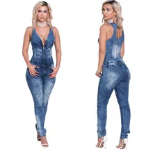 female jean jumpsuits