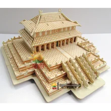 Taihe дворец 3D Пазлы Модель деревянная головоломка ручной работы Детский подарок детская игрушка
