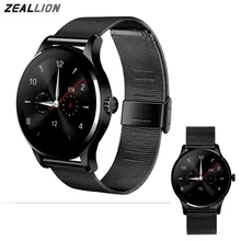 Смарт-часы ZEALLION K88H, синхронизация уведомлений, поддержка сердечных сигналов, Bluetooth 4,0, подключение, шагомер, для Android iOS, умные часы