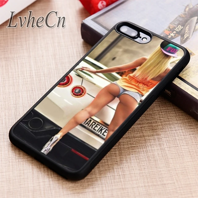 

LvheCn Babe Hot Model phone Case cover For iPhone 6 6S 7 8 X XR XS max 5 5S SE Samsung Galaxy S5 S6 S7 edge S8 S9 Plus