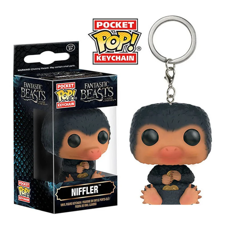 

FUNKO POP Pocket Pop Keychain Official Niffler Fantastic Beasts and Where to Find Them Collection action Figure Toys for Gift