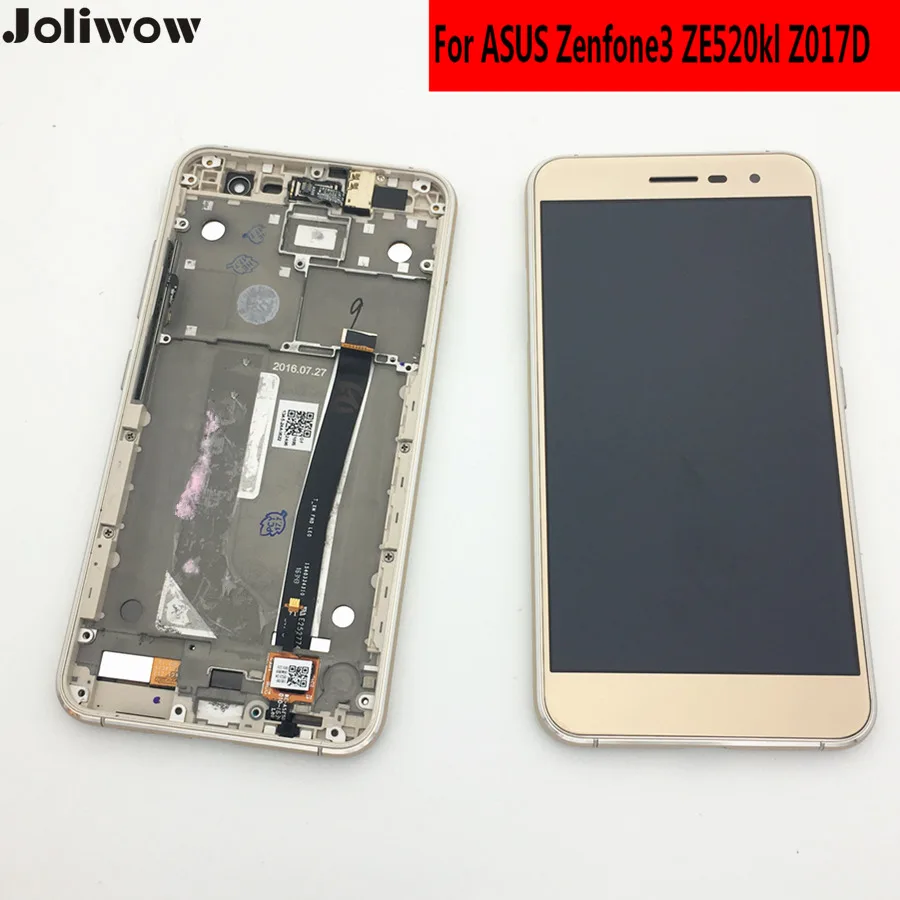 

joliwow 5.2" lcd ForASUS Zenfone 3 ZE520kl Z017D LCD Display+Touch Screen+frame+tools Digitizer Assembly Replacement Accessories