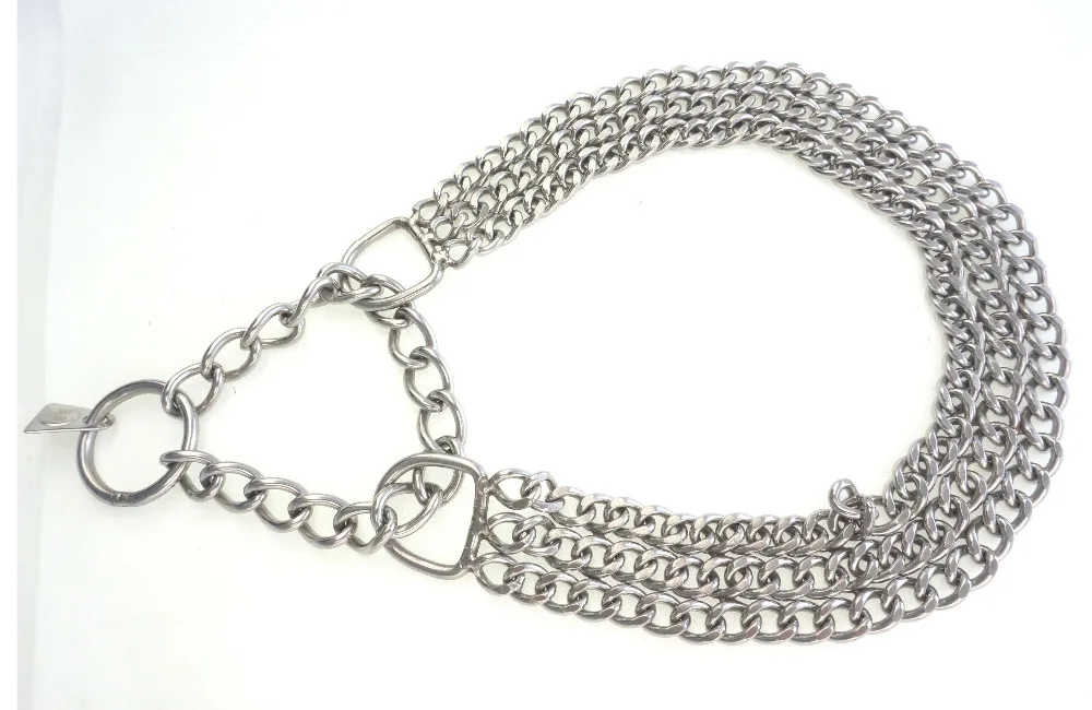 

Gujia 8215 High Quality Durable P Chock Training Chain Stainless Steel Dog Collar Products for Pets chocker