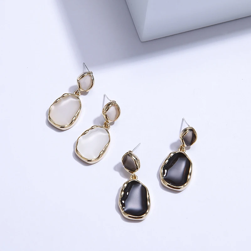 YMYW Pendientes Mujer Moda 2019 модные очаровательные эпоксидные Висячие длинные Винтажные