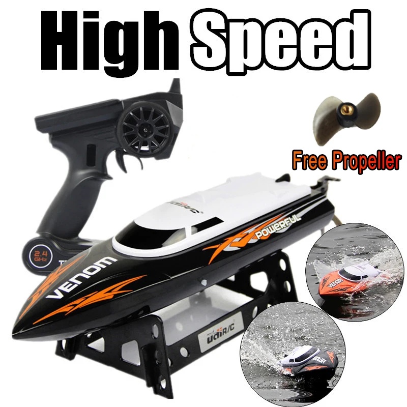 

Free Shipping 2.4G RC Barco Boat UDI udi001 Boat Infinitely Variable Speeds High Speed Racing Boat 32CM 25KM/H Best Gift