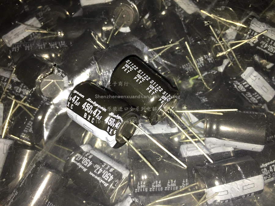 6pcs 47UF 450V BXC 18X30 new rubycon Aluminum electrolytic capacitors