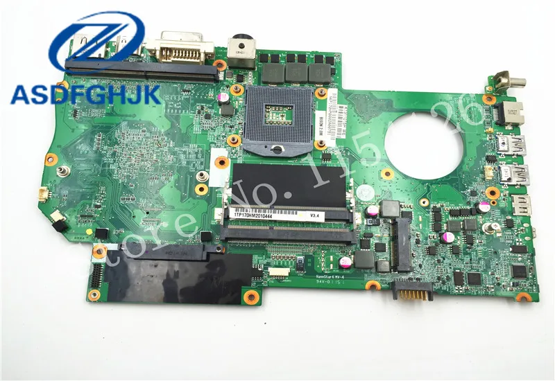 6-71-x5100-d03 GP материнская плата для ноутбука Hasee Raytheon CLEVO P170HM DDR3 неинтегрированная 100%