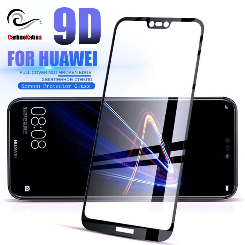 9D закаленное стекло для Huawei Nova 4 P20 Pro Lite Mate 10 Honor lite magic 2 защита экрана полное