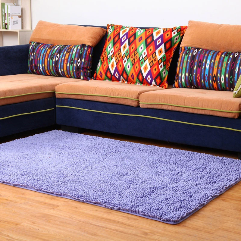 Zeegle однотонный плюшевый коврик из синели для прихожей впитывающие коврики для ванной комнаты кухонные коврики противоскользящие ковры для спальни прикроватный коврик