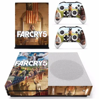 

Game Far Cry 5 Farcry Skin Sticker Decal For Microsoft Xbox One S Console and 2 Controllers For Xbox One S Skins Stickers Vinyl