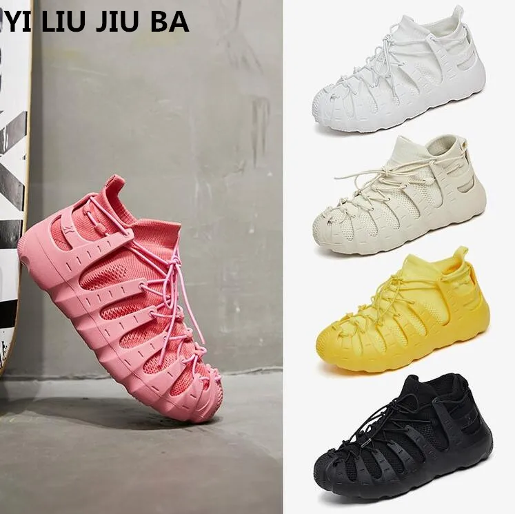 

spring summer flats Women Shoes Casual Fashion Flat Platform Breathable Mesh Ladies Shoes Lace-up walking flats shoes women *073