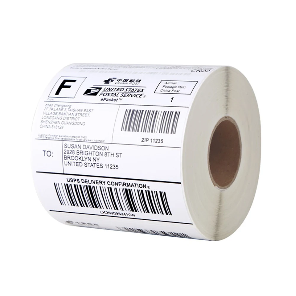 Untuk Dymo Labelwriter 4XL Label Thermal Printer Kompatibel Alamat Pengiriman Label Penggantian Ongkos Kirim