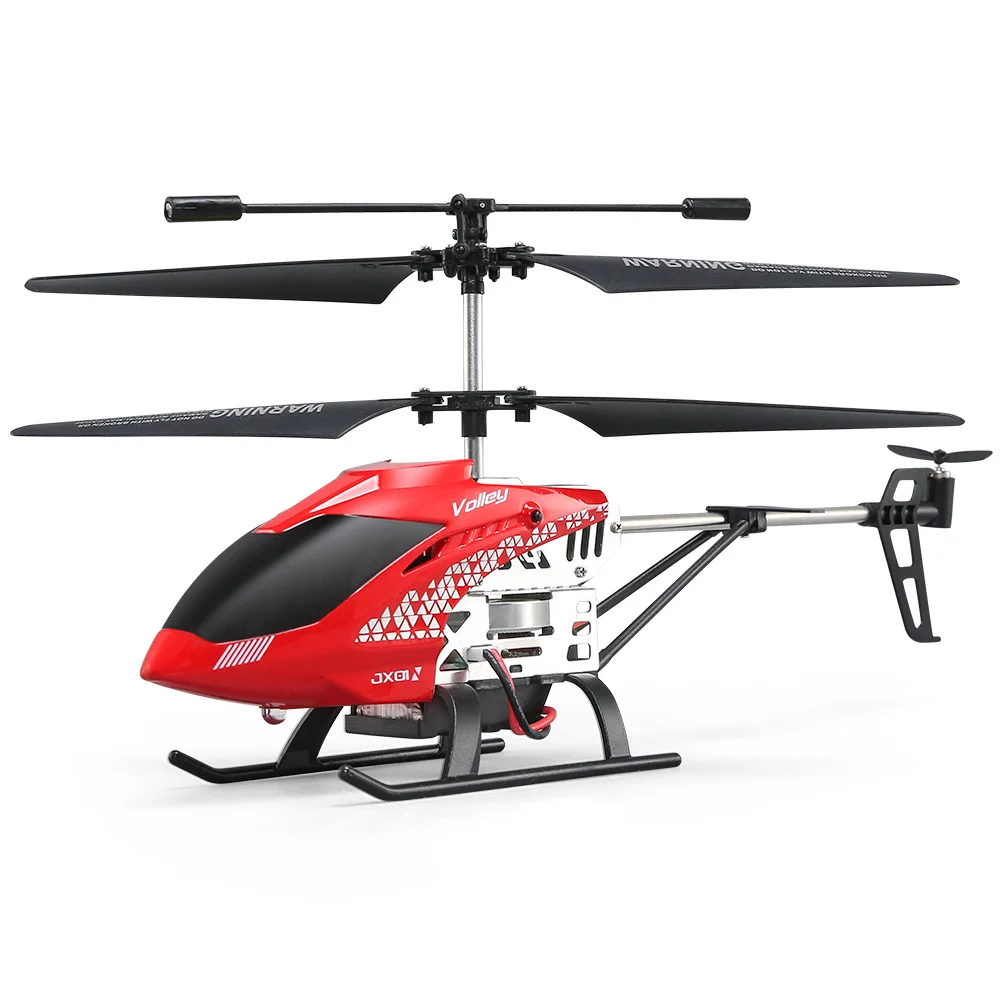 JJRC JX01 RC вертолет 2,4G 3.5CH 6-Axis Gyro с удержания высоты сплав с дистанционным управлением Управление вертолетов подарок для детей синий и красный цвета барометр