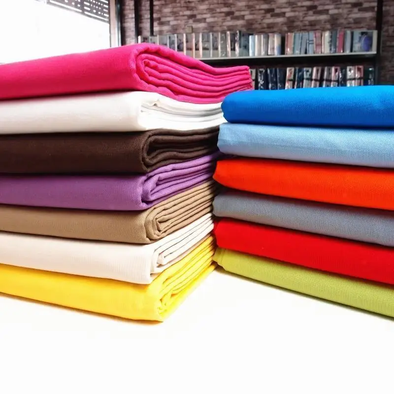 

150cm solid color cotton tablecloth canvas cloth diy sheets sofa curtain fabric solid color fabric wholesale cotton cloth