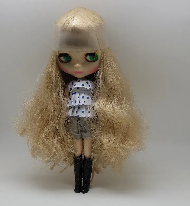 Ню Блит Кукла фигурку куклы Прозрачный лицо B08