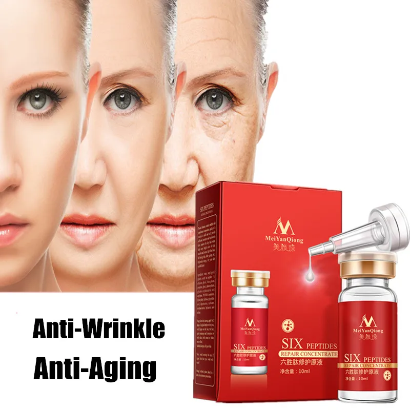 

Collagen Peptides ( Six Peptides Repair Concentrate) Rejuvenation Anti Wrinkle Anti Aging Essence Firming Skin Serum Face