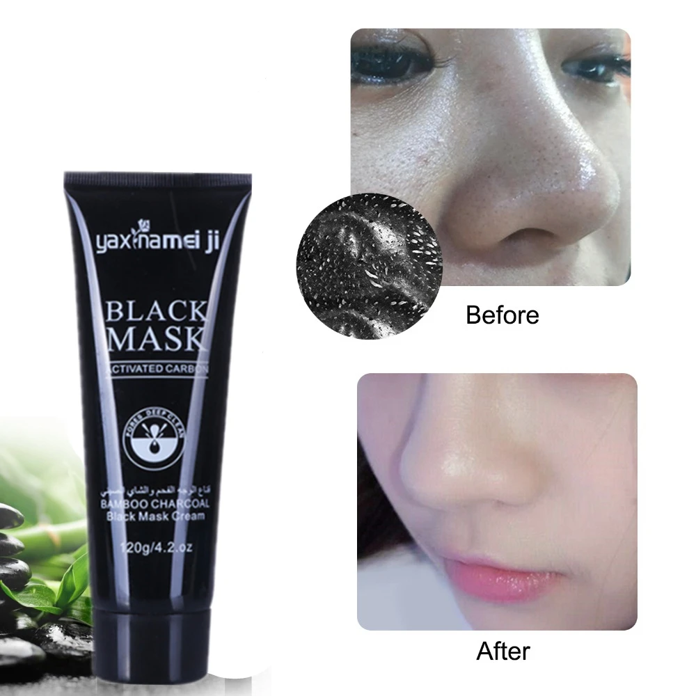 

DISAAR Black Mask Collagen Face Mask Anti Aging Whitening Blackhead Cleaning Smooth Tear Peel Off Masks Pore refining mask mud