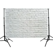 Искусство ткань фон белый кирпичная стена фото фон Компьютер Отпечатано для Фотостудия Photobooth реквизит 0,9*1,5 м