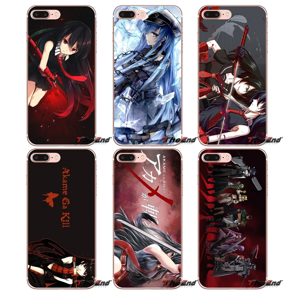 For Samsung Galaxy S3 S4 S5 MINI S6 S7 edge S8 Plus Note 2 3 4 5 Grand Core Prime Akame Ga Kill Anime zerochan Manga Case | Мобильные