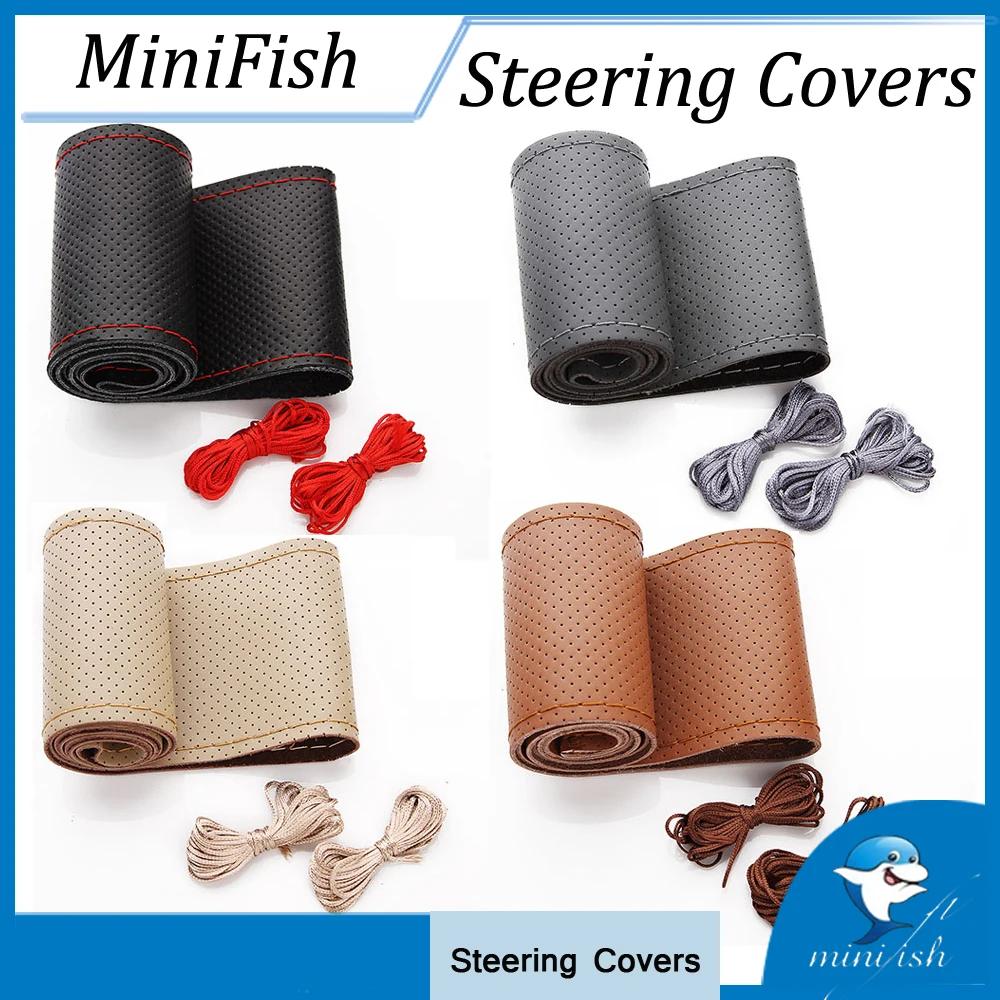 36 38CM Auto Accessories Styling DIY Car Steering Wheel Covers Soft