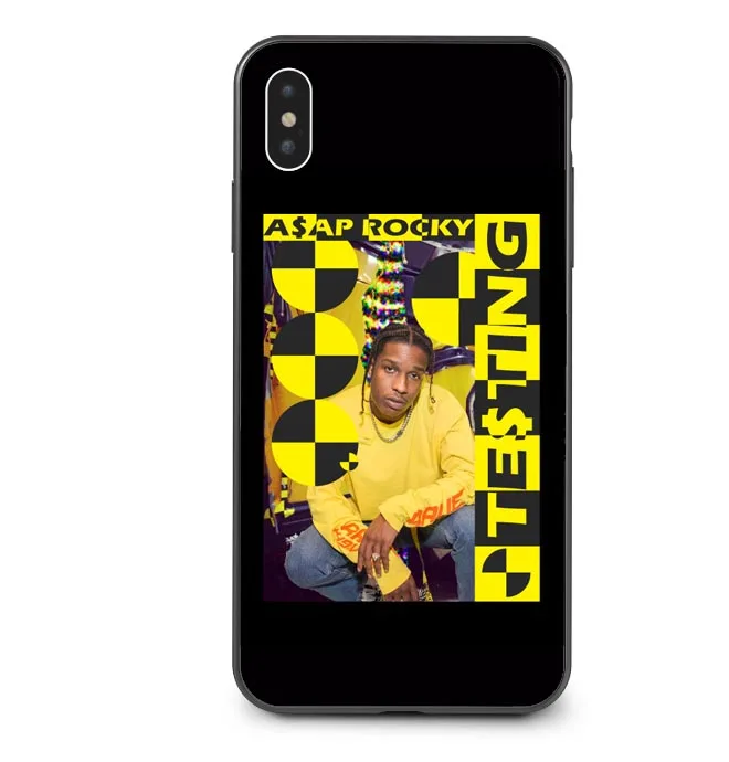 ASAP Rocky Cool Rapper Черный Силиконовый ТПУ чехол для телефона чехол для iPhone 5 5S SE 6 6splus 7 7Plus 8 8 Plus X XS MAX XR 5,8 6,1 6,5