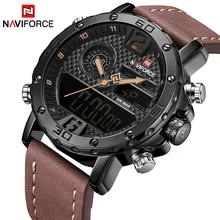 Mens Watches To Brand Luxury NAVIFORCE Men Sports Watches Waterproof LED Digital Quartz Men s Military
