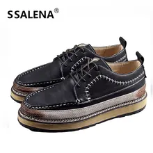 Men Classic Comfortable Casual Shoes Mens Vintage Distressed Quality Leisure Shoes Men Breathable Oxford Shoes AA51716