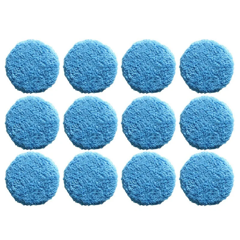 

12Pcs Cleaning Mop Cloth Rubbing For Hobot 168 188 Window Cleaner Vacuum Cleaner