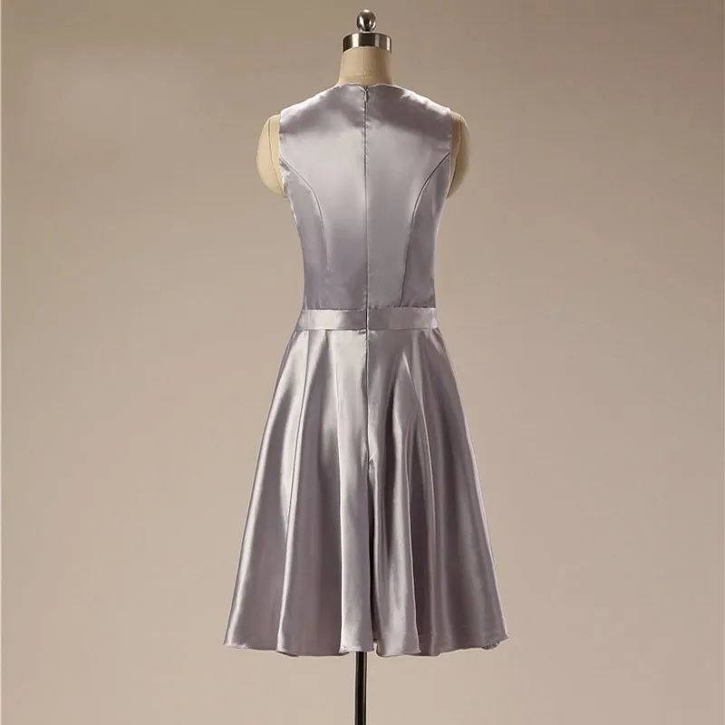 Новое поступление V образным вырезом Короткие коктейльные платья 2021 Vestido de festa curto