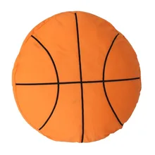 Basketball Pillow Fluffy Plush Stuffed Ball Throw Soft Durable Sports Toy Gift for Kids Room Decoration Summer Style