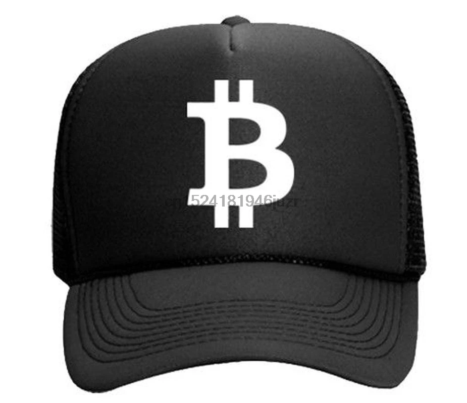 Биткоин Дальнобойщик шляпа черная бейсболка в сеточку BTC логотип Miner Antminer в коробке