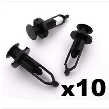 

10x 9mm For Toyota Plastic Rivet Clips for Bumper, Grill, Mudflaps & Rocker Cover