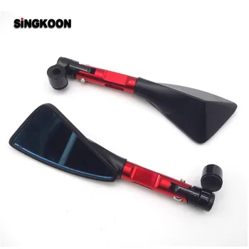 

Motorcycle Accessories 8 10mm Motorcycle Mirror RearView Mirrors Blue Glass FOR Yamaha xj6 benelli trk 502 Honda nc750x pcx 125