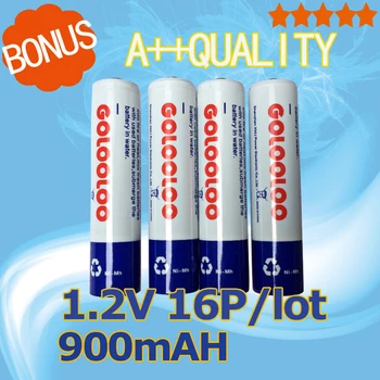 

Golooloo Low self-discharge 16pcs/lot AAA 1.2V 900mAh NI-MH batteries rechargeable battery