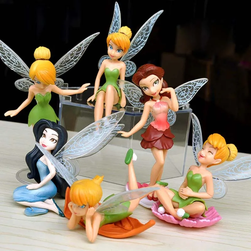

6Pcs/set New hot selling faery micro landscape creative display animation doll DIY landscape decoration materials