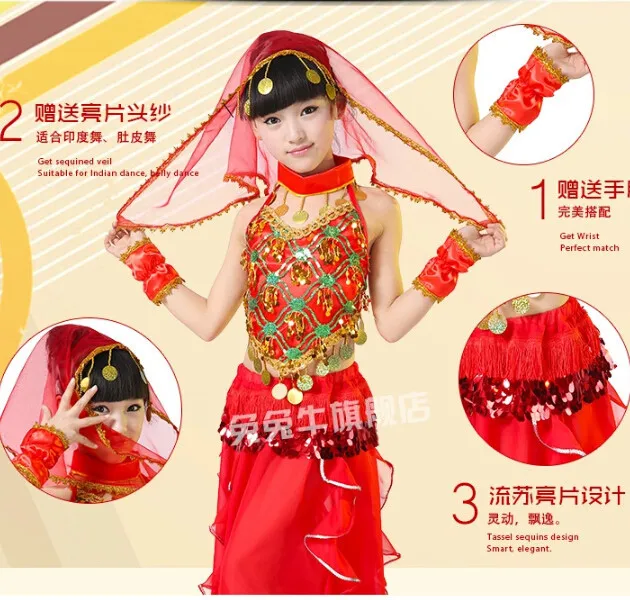 DB23588 kids belly dance costumes-6
