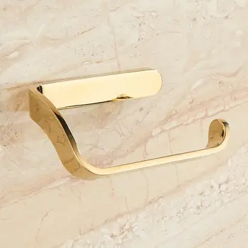

Nordic simplicity Matte Black Toilet Paper Holder Wall Mounted Stainless Steel Gold roll holder Chrome Toilet Roll Rack