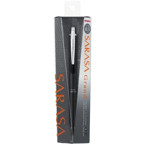 1 шт. японская Зебра Sarasa JJ55 JJS55 0,4/0,5 мм передовая металлическая авторучка нейтральная ручка офисные и школьные принадлежности - Цвет: 0.5mm Black rod