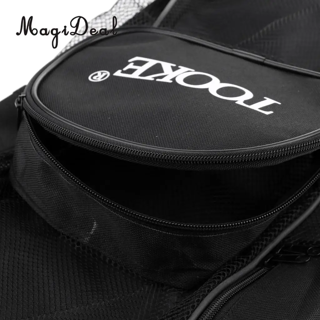 MagiDeal 1Pc Scuba Diving Snorkeling Gear Bag Mesh Travel Backpack for Mask Fins Snorkel